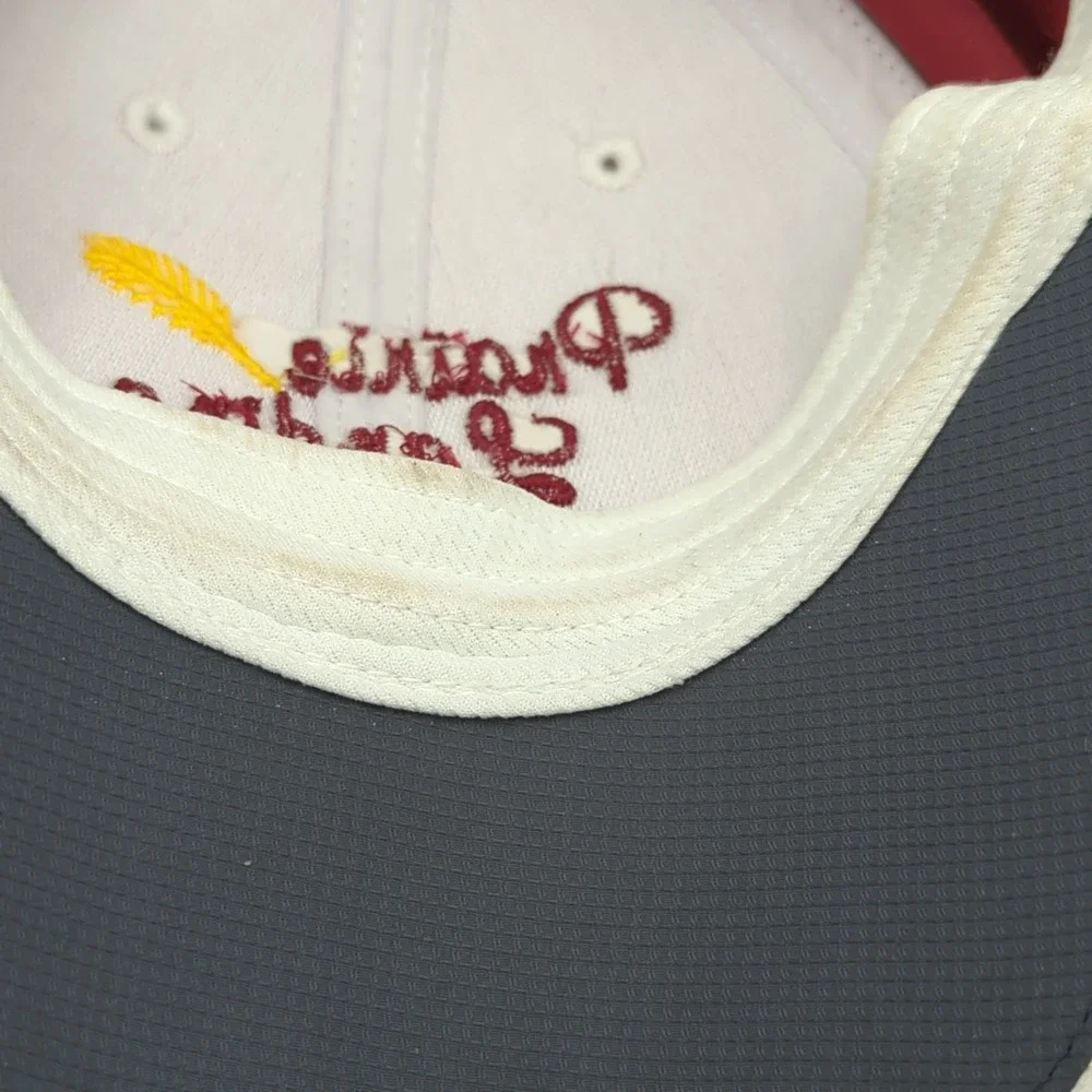 Prairie Landing Golf Club Hat 2012 Member Imperial High Tech White Red Cap Golf